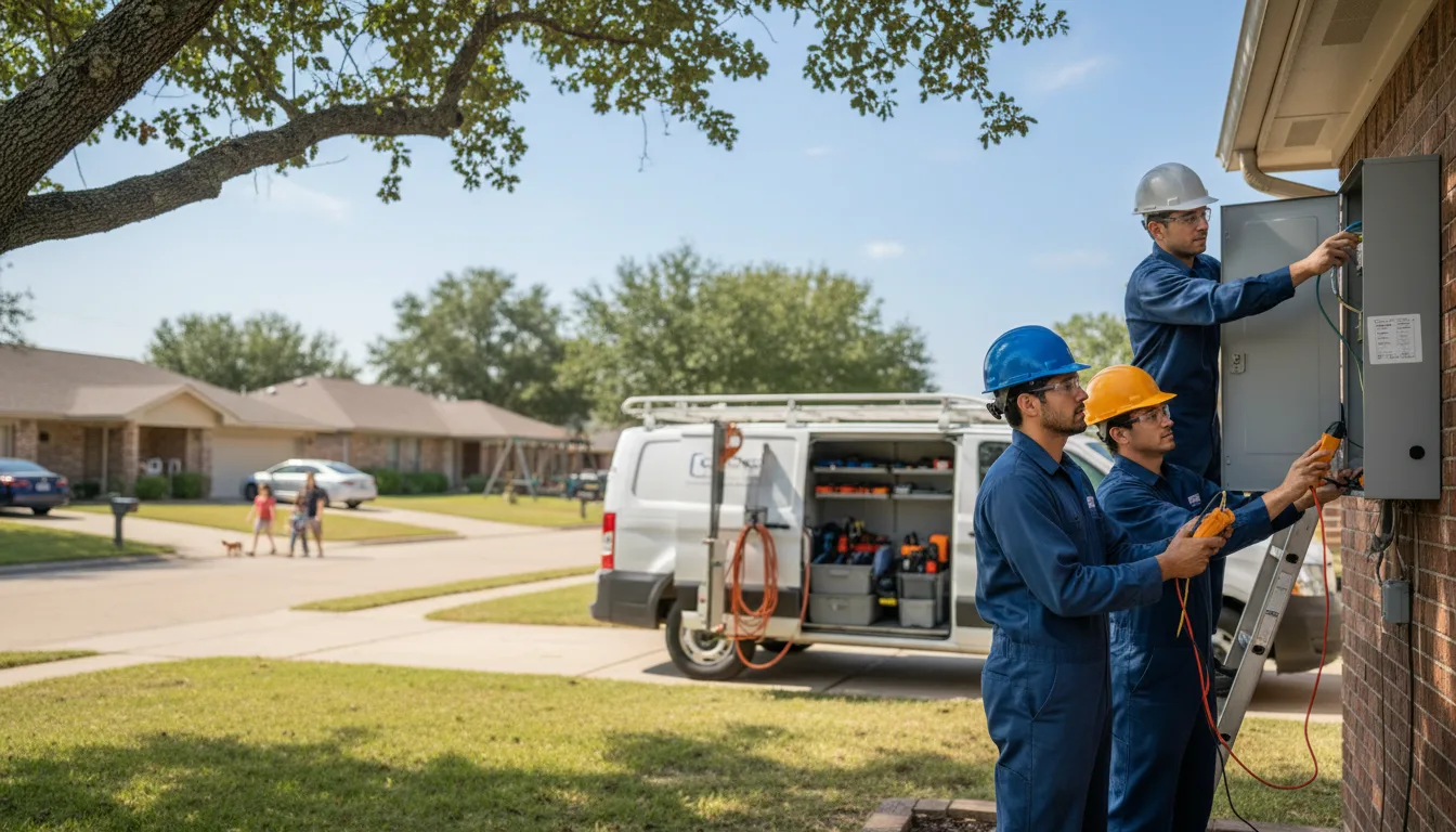 Certified electrician providing emergency electrical services in Agra, OK